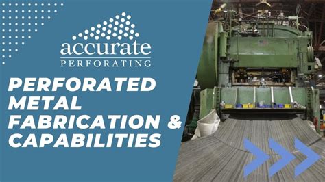 metal fabrication in illinois|accurate perforating chicago il.